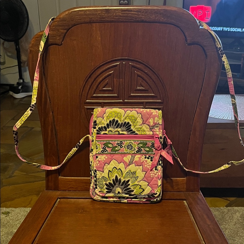 Vibrant Floral Crossbody Bag